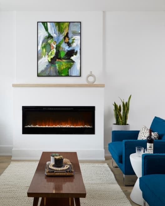 Modern fireplace