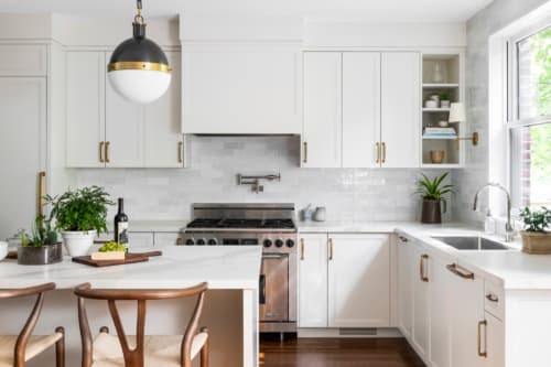 Bright, open-concept kitchen