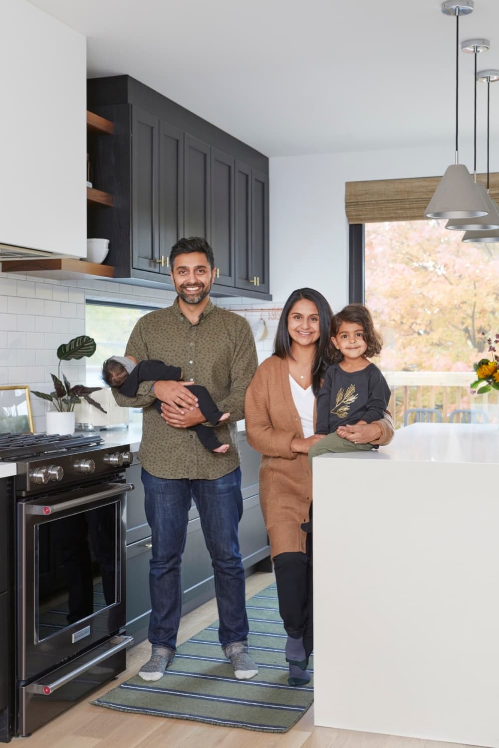 Westminster interior family in the kitchen